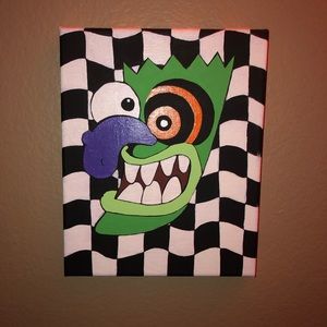 ooga booga booga canvas painting